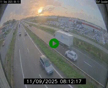 Webcam sur la N165 à hauteur de Caudan, dans le Morbihan.