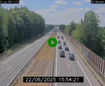 Webcam sur le périphérique de Rennes (N136) à hauteur de Maurepas, au nord de la ville