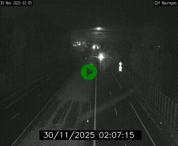 Webcam sur le périphérique de Rennes (N136) à hauteur de Maurepas, au nord de la ville
