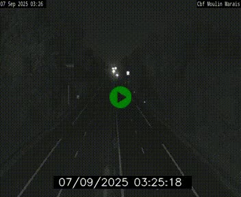 Webcam sur le périphérique de Nantes (N844) entre la Porte de Saint-Luce et la Porte d'Anjou, à l'est de la ville