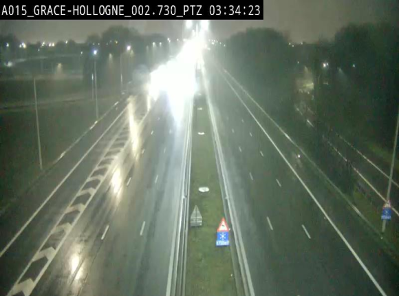 Caméra trafic Belgique - Grâce-Hollogne - E42, jonction avec A604, direction Loncin/Aéroport de Liège - BK 3.2
