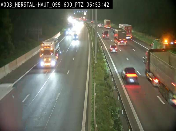 Webcam E40 à Herstal en direction de Liège et en provenance d'Aachen