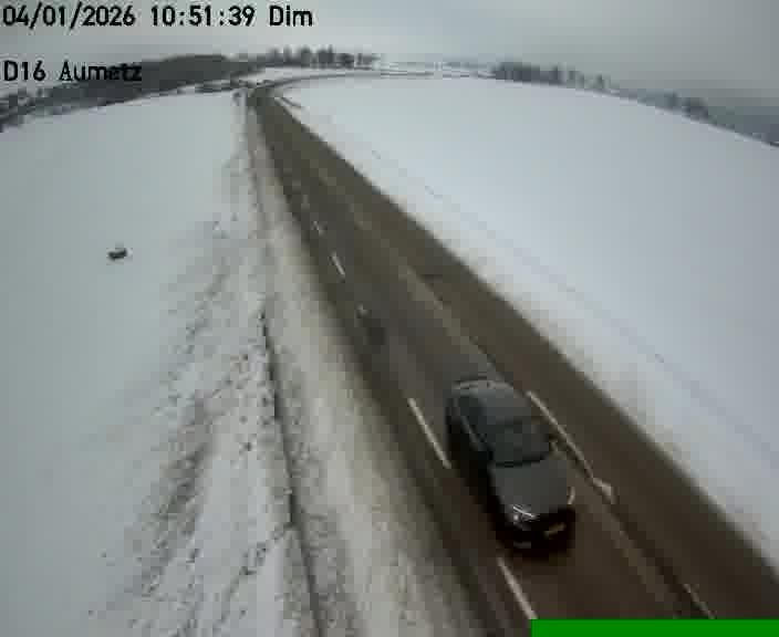 Webcam sur la D16 à Aumetz. Vue orientée vers A30
