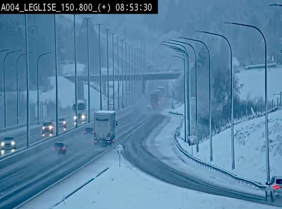 Caméra autoroute Belgique - Côte de Léglise, E411(A4) direction Luxembourg