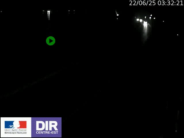 Webcam sur le quai Parjot à Vienne, aux Portes de Lyon, sur la Nationale 7, à la jonction avec le boulevard du Rhône-nord (D1407), caméra orientée vers Lyon