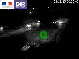 Webcam sur la Nationale 201 à hauteur de la sortie Chambéry-Nord, avant à la jonction entre l'A41 et l'A43, en direction de Lyon