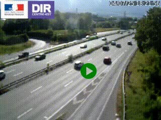 Webcam sur la Nationale 201 à hauteur de la sortie Chambéry-Nord, avant à la jonction entre l'A41 et l'A43, en direction de Lyon