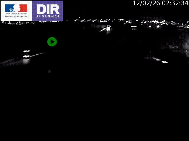 Webcam autoroute sur A450 à Pierre-Bénite en direction de Lyon et de l'autoroute A7