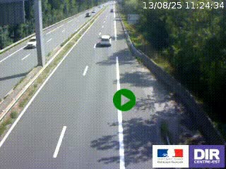 Webcam sur la nationale N90 à Gilly-sur-Isère, en direction et à proximité d'Albertville