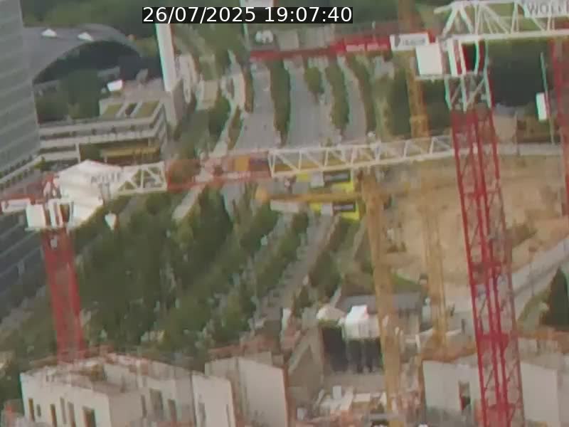 Webcam sur l'avenue John Fitzgerald Kennedy (N51) avec vue orientée vers le Findel