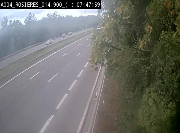 Webcam traffic E411(A4) - BK 14.4 - Rosières