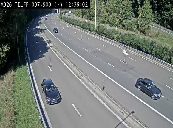Webcam autoroute A26/E25 à Esneux, en Belgique en direction Luxembourg - BK 7.9