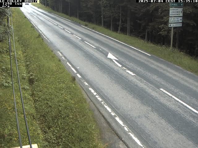Caméra du Collet sur la route de Colmar (D417)