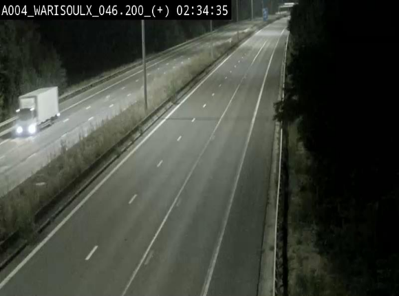 Webcam autoroute Belgique - Warissoulx - E411 - BK 46.2