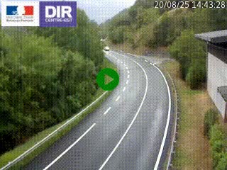 Caméra trafic sur la N90 à Bourg-Saint-Maurice, en provenance d'Aoste et en direction d'Albertville