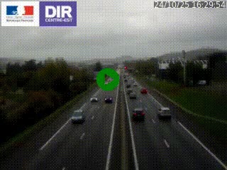 Caméra autoroute à Saint-Etienne (Les Littes) à hauteur du Ikea Saint-Etienne sur l'A72 en direction de Roanne