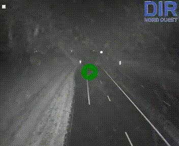 Webcam sur A84 à hauteur de l'échangeur de Poilley avec la N175, au sud d'Avranches