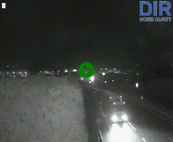 Webcam au début de l'A84 sur le périphérique Ouest de Caen (N814) à hauteur de la sortie 9, Porte de Bretagne