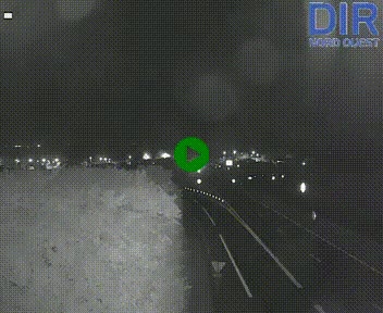 Webcam au début de l'A84 sur le périphérique Ouest de Caen (N814) à hauteur de la sortie 9, Porte de Bretagne