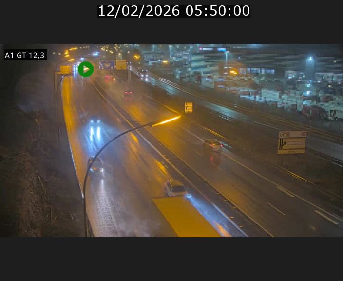 Traffic live webcam Luxembourg Senningerberg - A1 direction Allemagne - BK 12.3