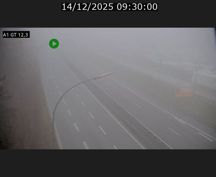Traffic live webcam Luxembourg Senningerberg - A1 direction Allemagne - BK 12.3