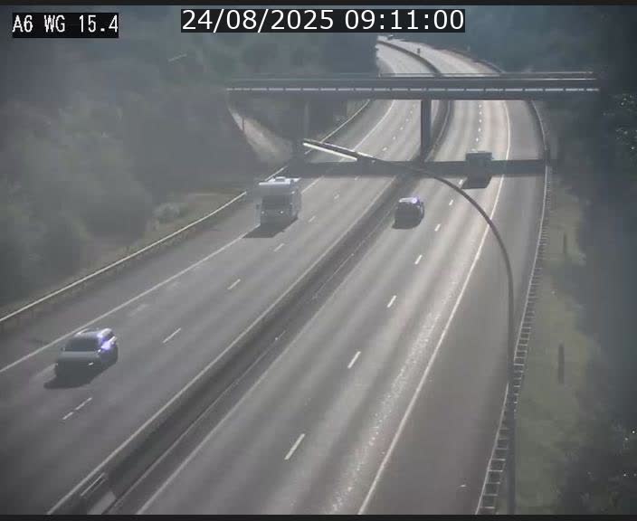 Traffic live webcam Luxembourg Capellen - A6 - BK 15.4 - direction Luxembourg/France/Allemagne
