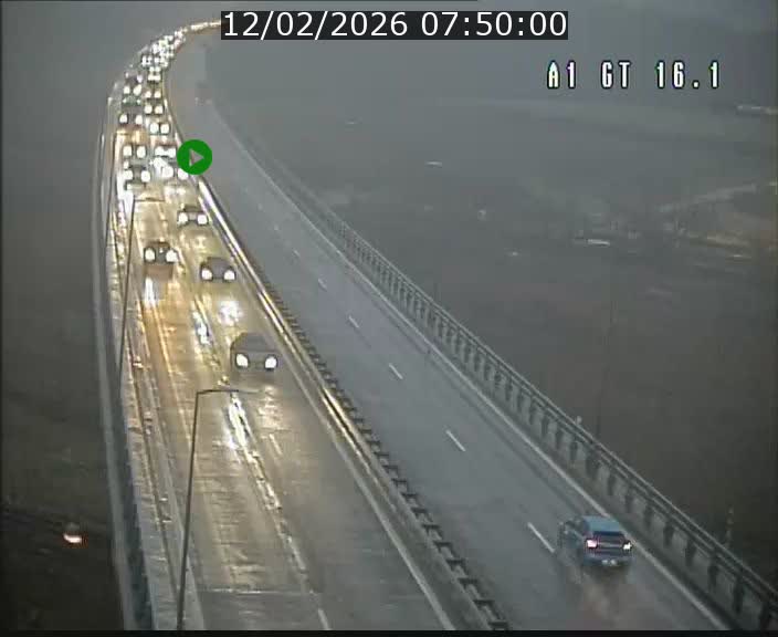 Traffic live webcam Luxembourg Niederanven - A1 direction Allemagne - BK 16.1