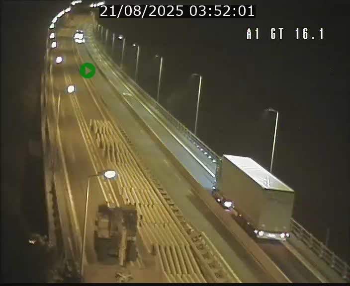 Traffic live webcam Luxembourg Niederanven - A1 direction Allemagne - BK 16.1