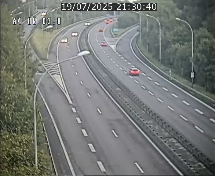 Webcam traffic A4 Luxembourg - BK 3.8 - Leudelange (direction Esch sur Alzette)