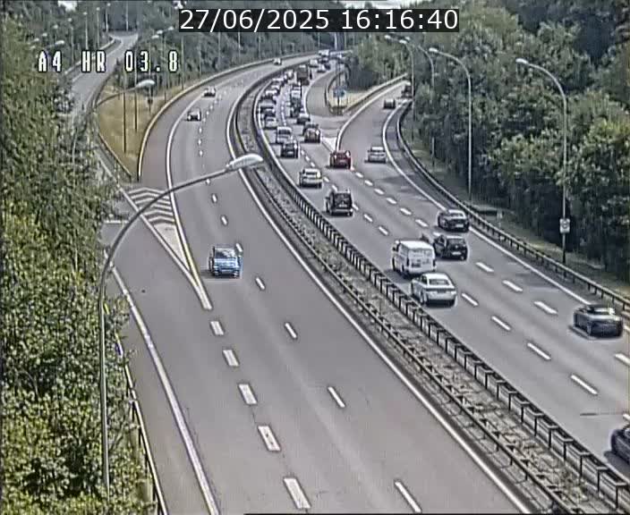 Webcam traffic A4 Luxembourg - BK 3.8 - Leudelange (direction Esch sur Alzette)
