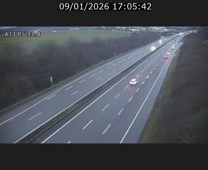 Webcam trafic sur A13 à hauteur de Mondorf-les-Bains en direction d'Altwies
