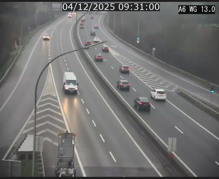 Traffic live webcam Luxembourg Mamer - A6 - BK 13 - direction Luxembourg/France/Allemagne
