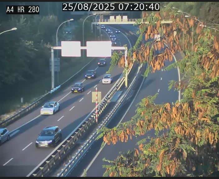 Webcam traffic A4 Luxembourg - BK 0.2 - P+R Bouillon (direction Luxembourg)