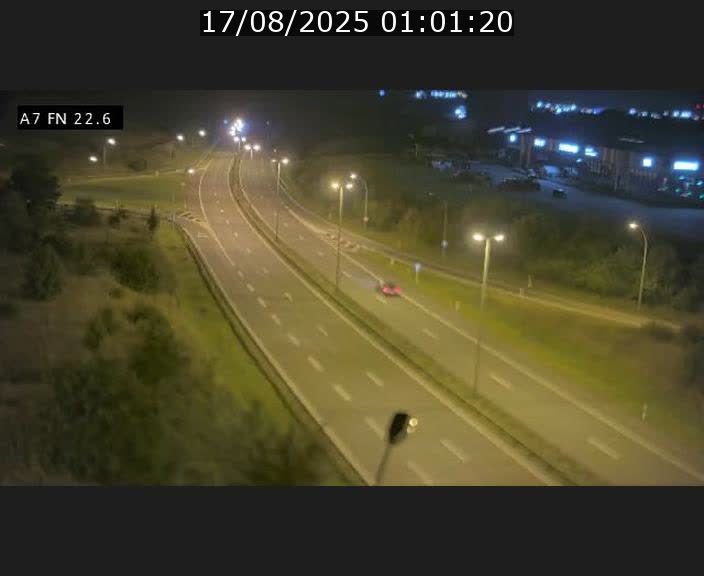 Caméra trafic Luxembourg - A7, Colmar-berg direction Mersch