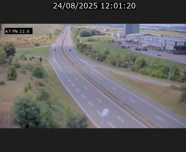 Caméra trafic Luxembourg - A7, Colmar-berg direction Mersch