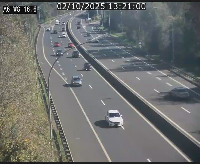 Traffic live webcam Luxembourg Aire de Capellen - A6 - BK 16.6 - direction Luxembourg/France/Allemagne
