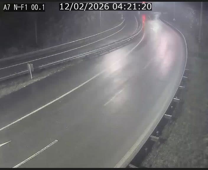 Webcam autoroute Luxembourg A7 située dans la sortie 1 Waldhof, vers la N11, avant le Tunnel Stafelter