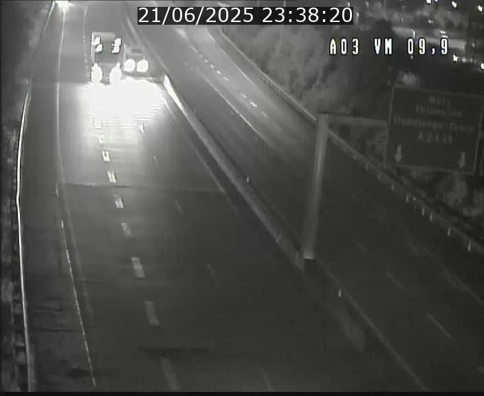Webcam Autoroute à la Croix de Bettembourg - A3 - BK 9.9 - direction France