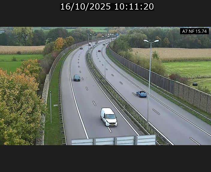 Caméra trafic Luxembourg - A7, Tunnel Mersch, entrée nord, direction Lorentzweiler