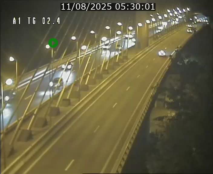 Traffic live webcam Luxembourg Sandweiler - A1 direction Luxembourg-ville - BK 2.4