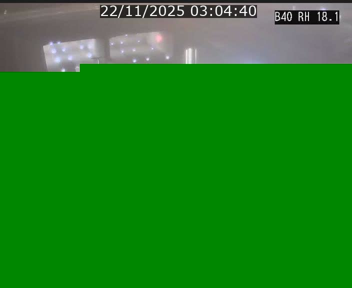 Webcam sur la route de contournement d'Esch-Belval avant le tunnel Central Gate au niveau de la porte de France et du radar fixe