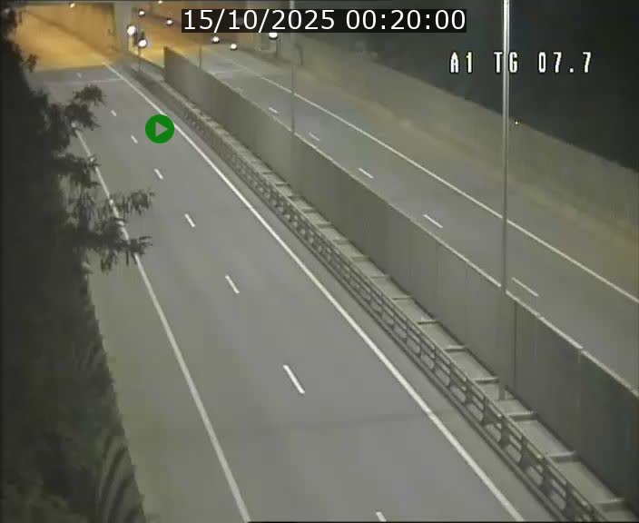 Traffic live webcam Luxembourg Kirchberg - A1 direction Luxembourg-ville - BK 7.7