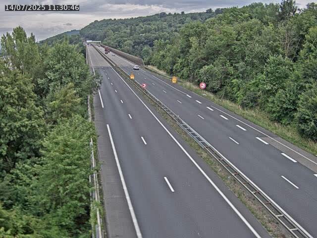 Caméra autoroute France - A30, Hayange direction Metz