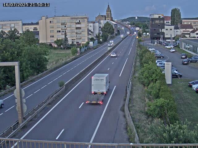 Caméra autoroute France - A31, Thionville direction Metz