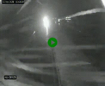 Webcam autoroute A63 en périphérie de Bordeaux au sud-est de la ville, en provenance du bassin d'Arcachon. Vue orientée vers Bordeaux