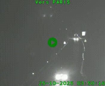 Caméra routière sur l'autoroute A20 à Bessines-sur-Gartempe. Vue orientée vers Paris