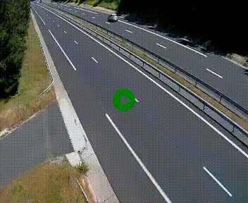 Caméra autoroute A75 à hauteur du col des Issartets en direction de Montpellier