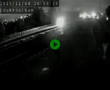 Caméra routière France - N109, Courpouiran - La plaine, en direction de Clermont l'Hérault, à la sortie de Montpellier