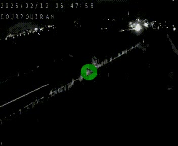 Caméra routière France - N109, Courpouiran - La plaine, en direction de Clermont l'Hérault, à la sortie de Montpellier