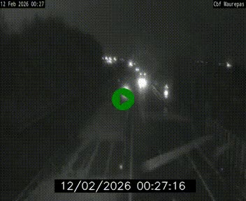 Webcam sur le périphérique de Rennes (N136) à hauteur de Maurepas, au nord de la ville